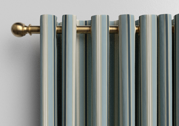 The British Stripe Co. Charles, Polzeath No.1 - Made to Measure Curtains - Image 12